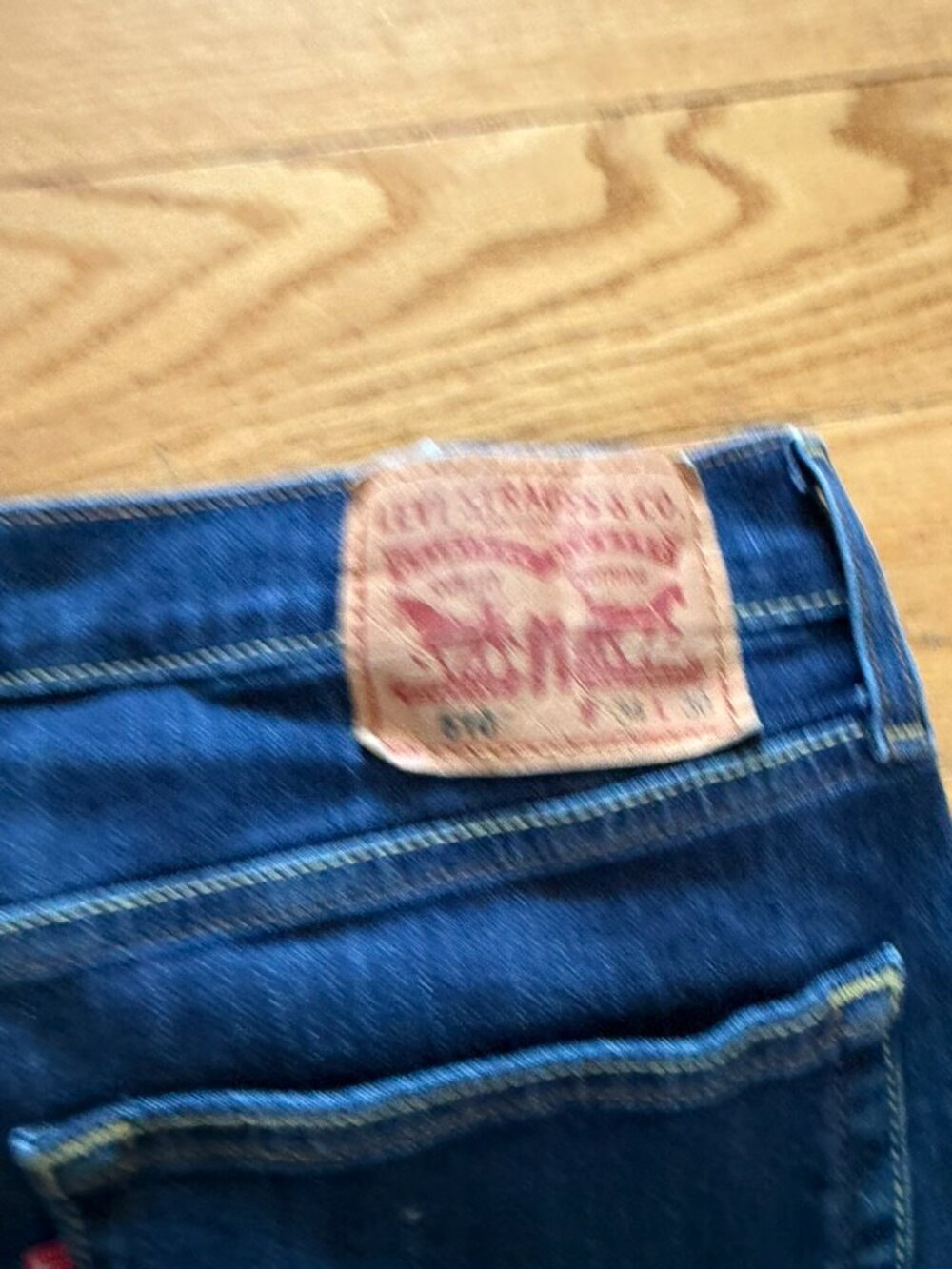 Levi’s 510 Skinny Jeans Men’s 34x30 Dark Wash Blue Denim - Picture 7 of 7
